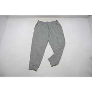 Orvis Tapered Joggers Sweatpants Mens Large Grey Cotton Blend Performance
